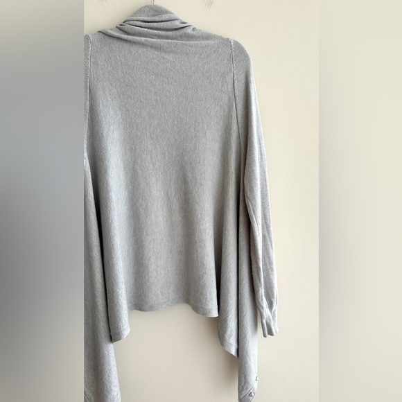 Vila Milano Grey Open Front Metallic Studded Cardigan, Grey, Size Small - Picture 14 of 16